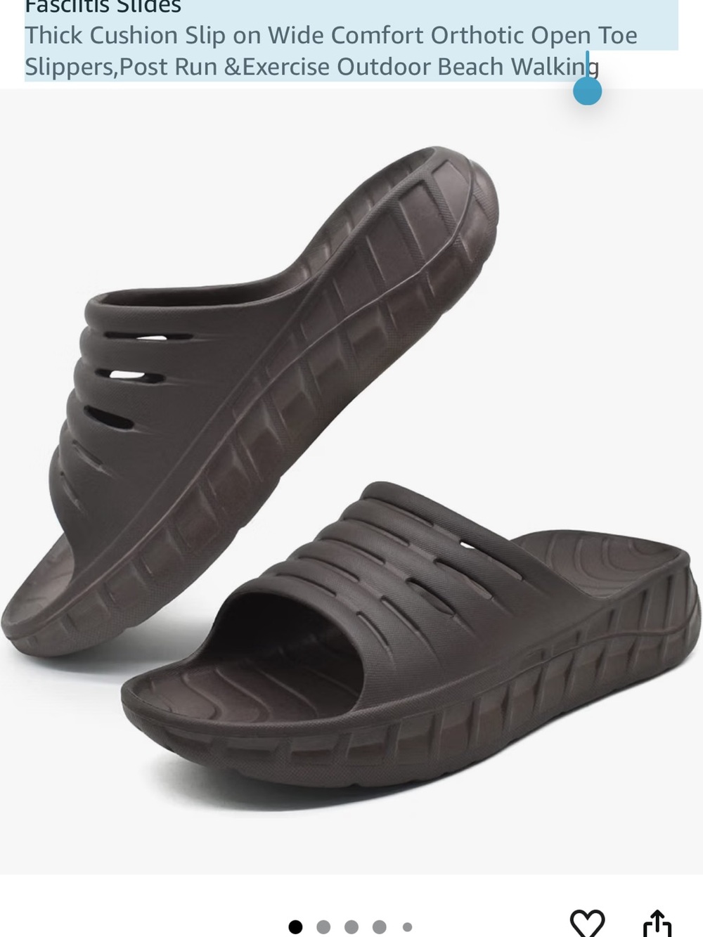 Mens recovery sandals size 7